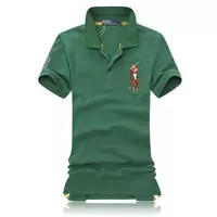 jogging tee shirt cotton polo ralph lauren hommes color horse green